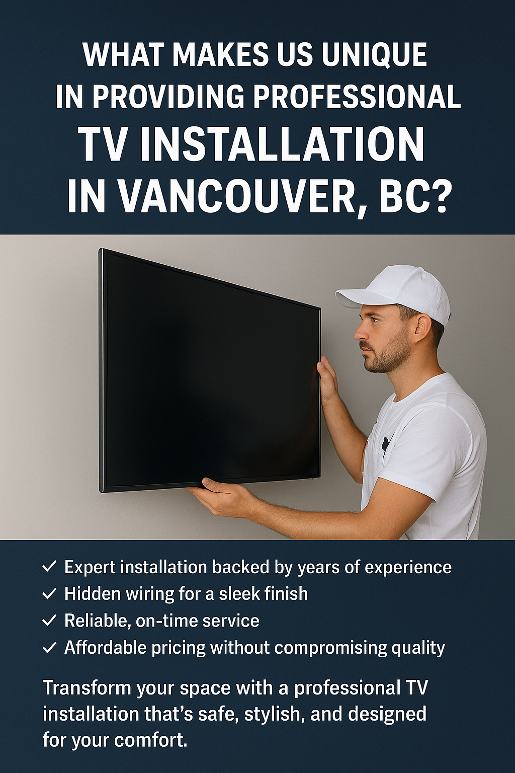 TV Mounting Vancouver BC 2 professional TV installation in Vancouver